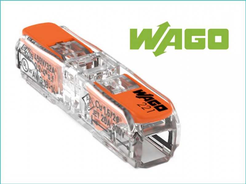 NEW! WAGO Inline splicing connector with lever 221 Series