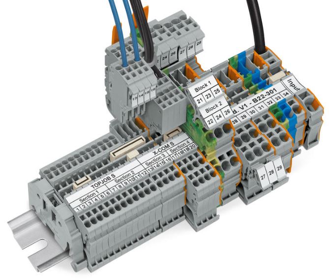 Pluggable Rail-Mount Terminal Blocks